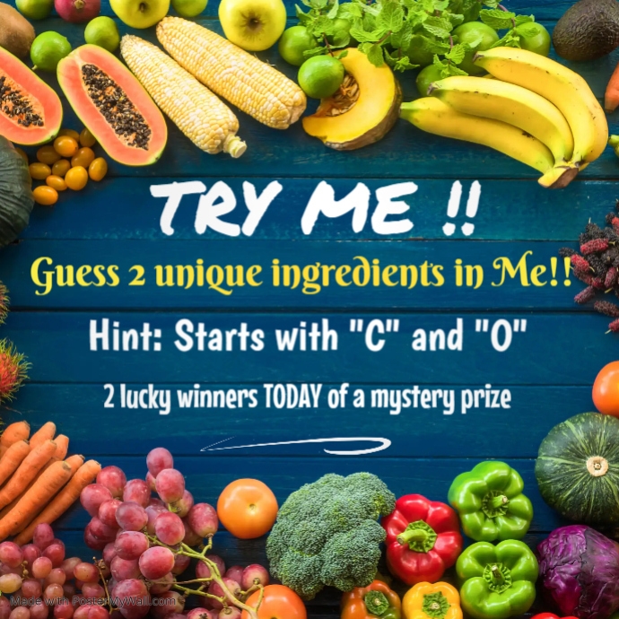 Fruits & Vegetables Shop Ad PosterMyWall