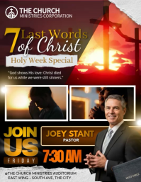 7 Last Words of Christ Flyer (US Letter) template