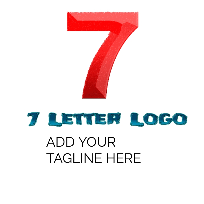 Copy of 7 letter logo | PosterMyWall