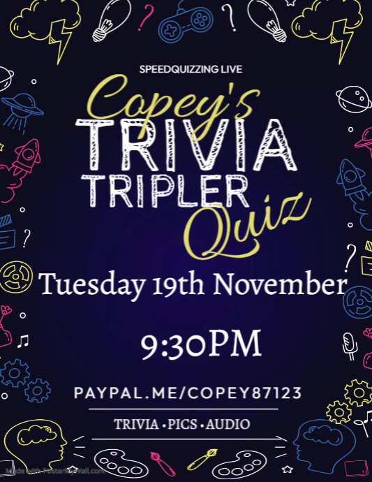 Trivia Night Ads | PosterMyWall