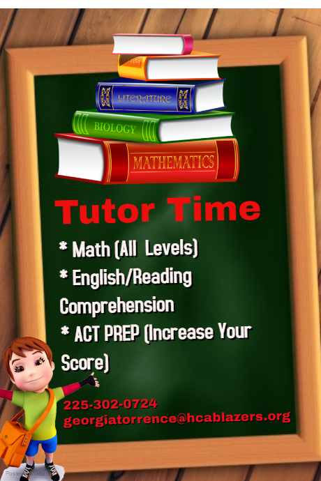 Tutor Copy Copy of Tutor Time | PosterMyWall