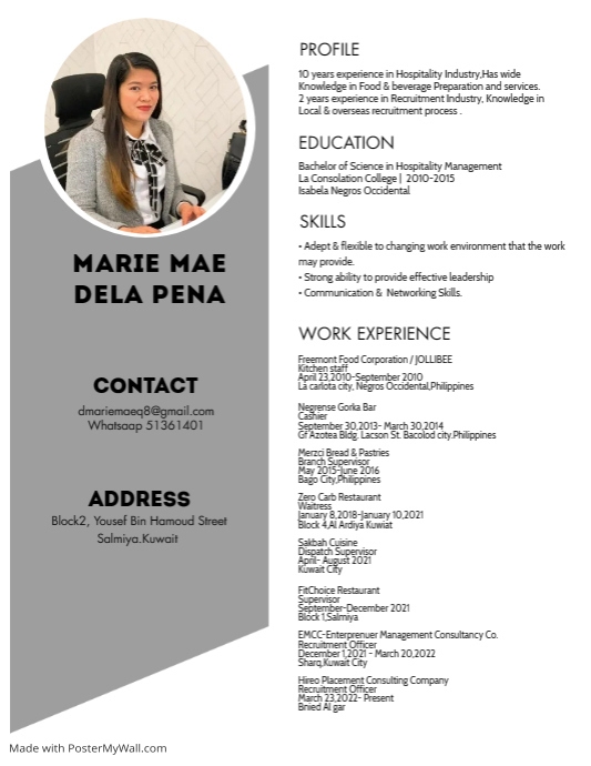 Resume | PosterMyWall