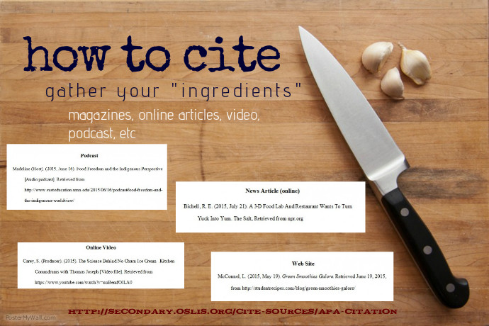 Citations Poster template