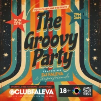 70s Flyer Instagram Post template