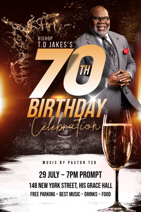 70th Birthday Program Template 8 Standout 70th Birthday Party Ideas