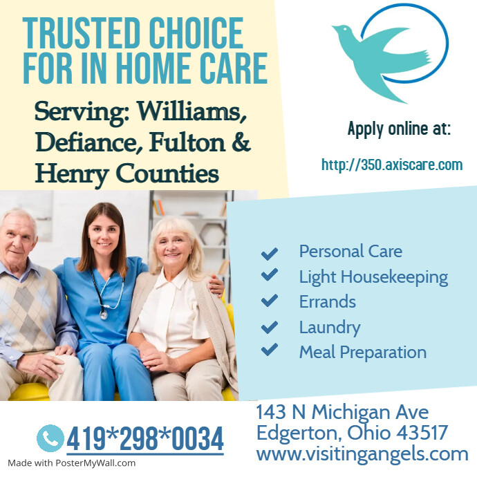Copy of Copy of Senior care services instagram template | PosterMyWall