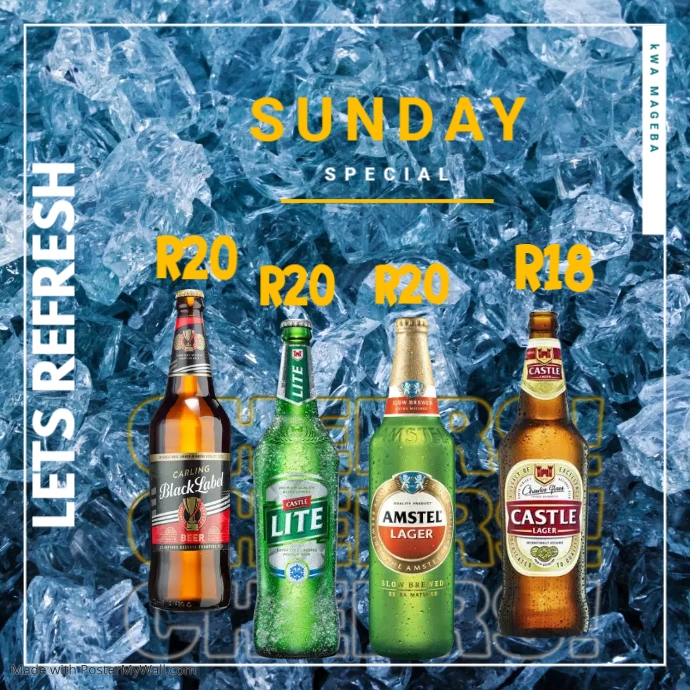 Bar Happy Hour PosterMyWall