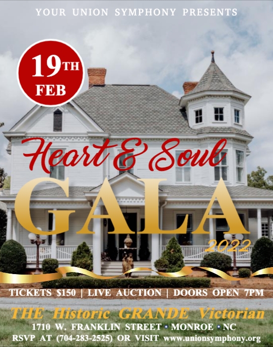 Copy of Christmas Gala Flyer Template PosterMyWall