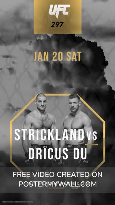 MMA Boxing Fight Fully Editable Promo Story | PosterMyWall