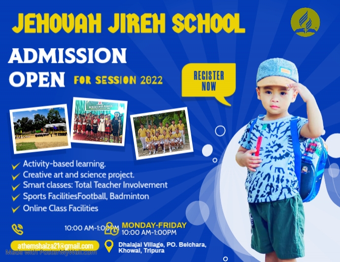 Copy of Copy of School Admission Open Flyer Template | PosterMyWall
