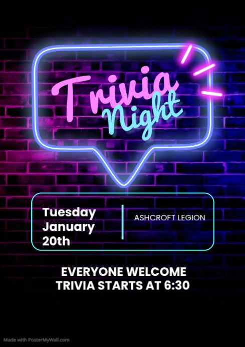 trivia night template | PosterMyWall