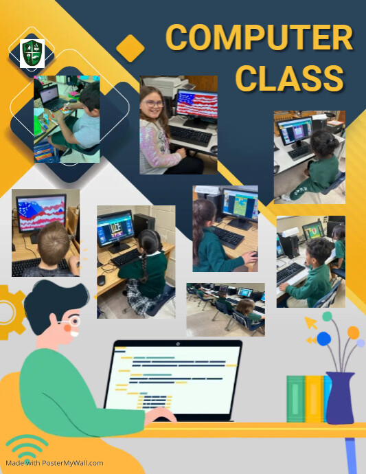 Copy of Computer classes, online learning,school | PosterMyWall