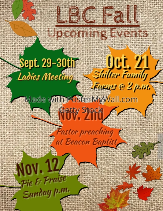 October Upcoming Events (1) | PosterMyWall