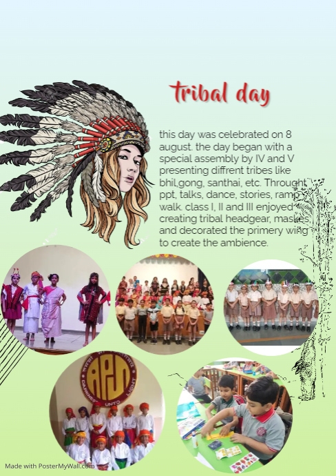 Tribe Poster Example INDIGENOUS PEOPLE | PosterMyWall