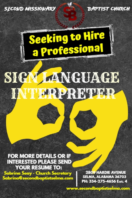 Sign Language Day Poster | PosterMyWall