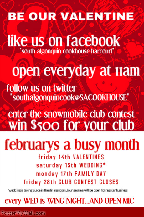 Copy of february the busy month | PosterMyWall