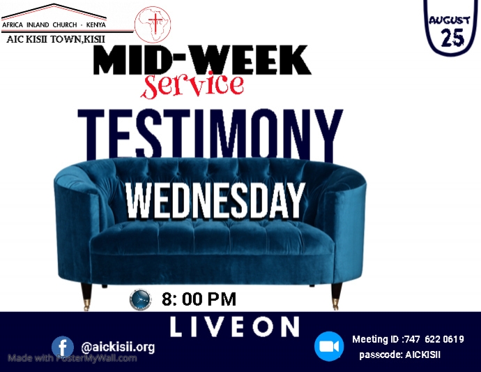 Copy of TESTIMONY SERVICE TEMPLATE | PosterMyWall