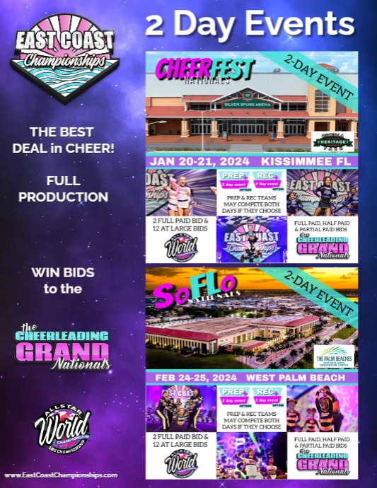 2 Days Program Poster Copy of 2 day event letter | PosterMyWall