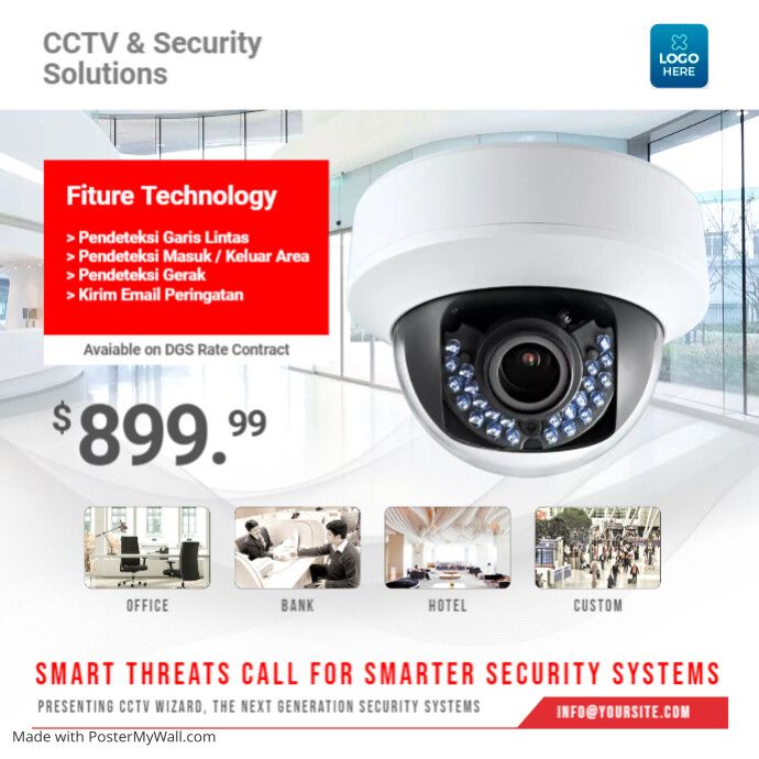 CCTV Flyer Template