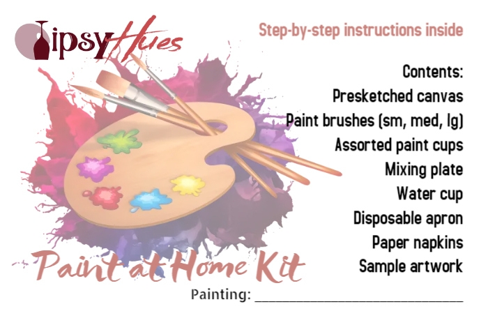 Paint at Home Kit Label | PosterMyWall