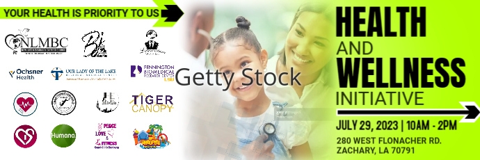 Health & Wellness Banner Right | PosterMyWall