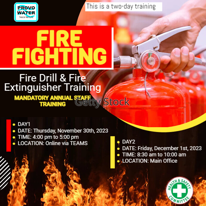 Fire Fighting Training Template | PosterMyWall