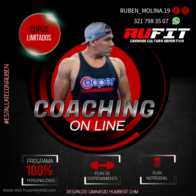 Copy of Copia de Body Building Ads | PosterMyWall