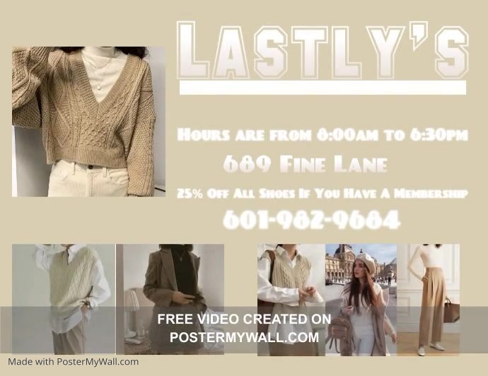 Copy of Lastly’s | PosterMyWall
