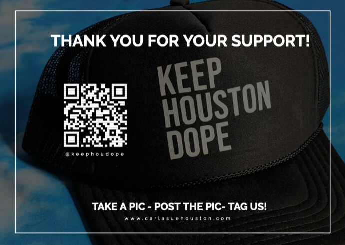 Dope Code Keep Houston Dope QR Code | PosterMyWall