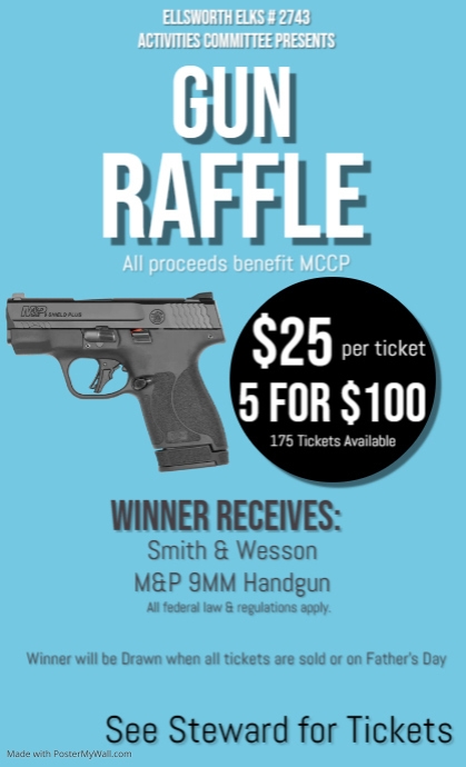 Gun Raffle Flyer Template | PosterMyWall