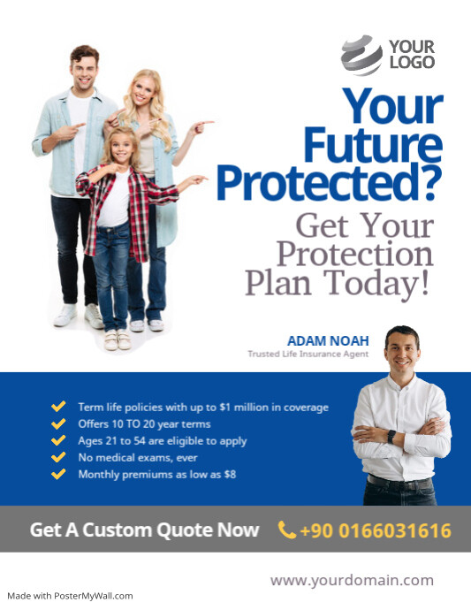 Copy of Life Insurance Flyer Poster | PosterMyWall
