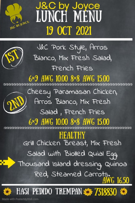 Copy of Set Menu Template | PosterMyWall