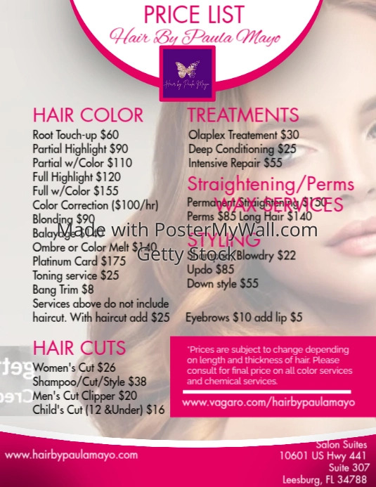 Hair Service PosterMyWall