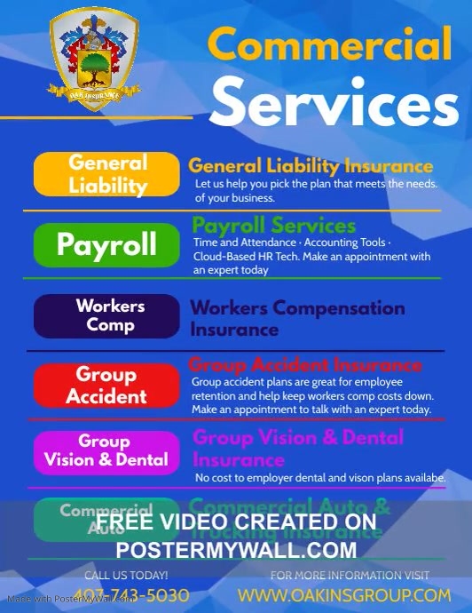 COMMERCIAL SERVICES | PosterMyWall