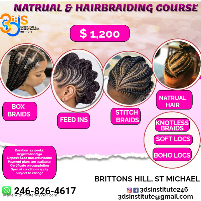 Hair nail salon spa flyer PosterMyWall