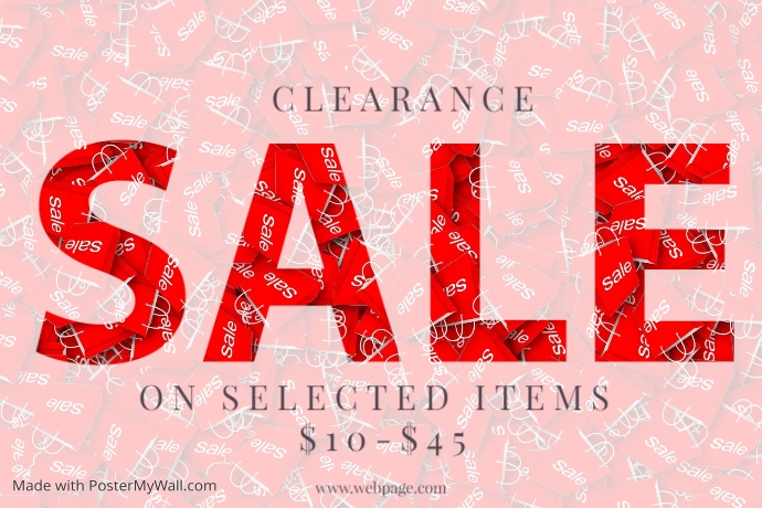 Copy of Clearance Sale Flyer Template | PosterMyWall