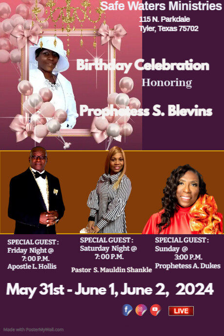 Family and friends day flyer Poster template