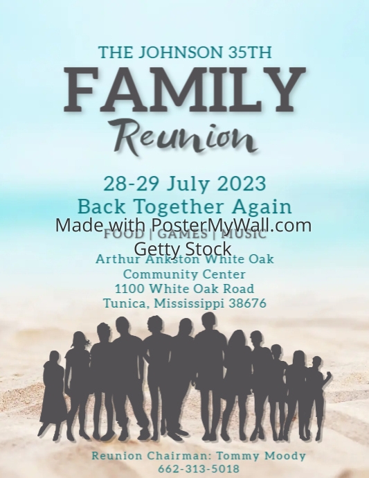 Family Reunion Beach Flyer Template PosterMyWall Family Reunion Beach Flyer Template PosterMyWall