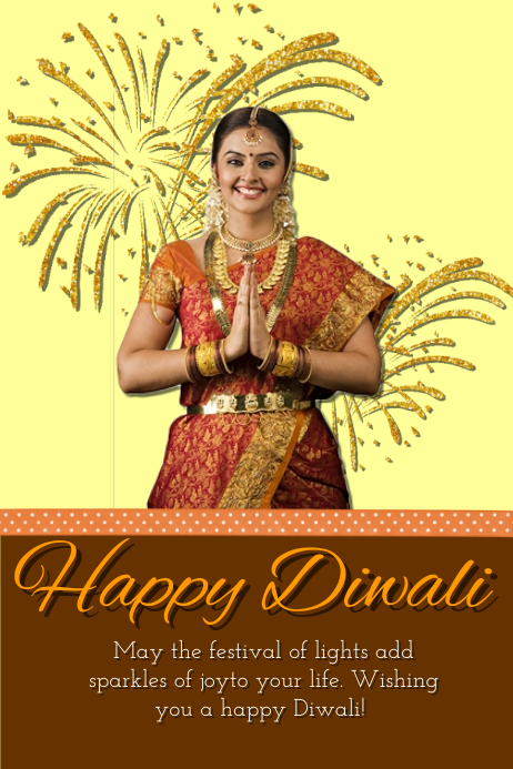 Happy Diwali Plakkaat template