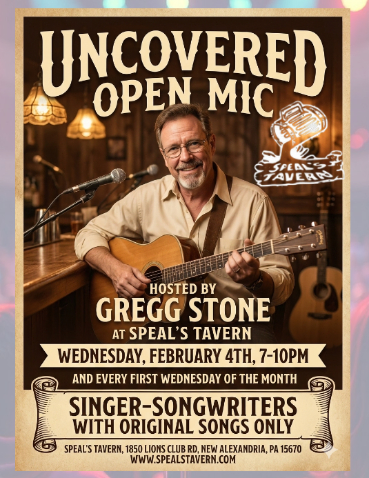 Uncovered Open Mic with Gregg Stone