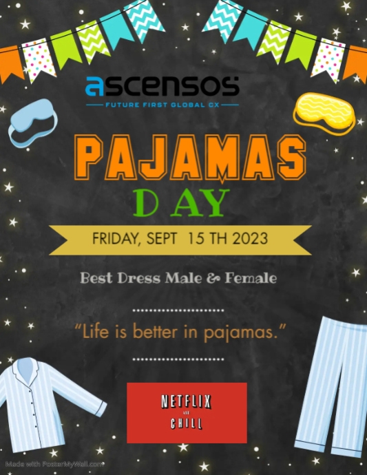 Pajamas Drive Flyer | PosterMyWall