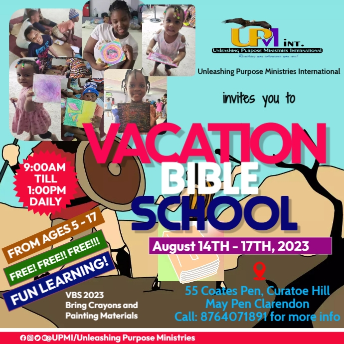 vacation bible school | PosterMyWall