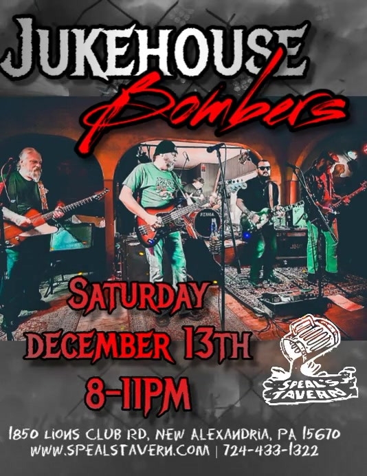 Jukehouse Bombers LIVE at Speal's