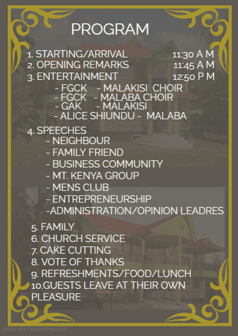 printable church program templates free downl | PosterMyWall