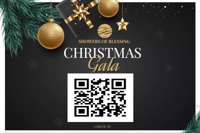 Copy of Christmas Dinner Check in Screen | PosterMyWall