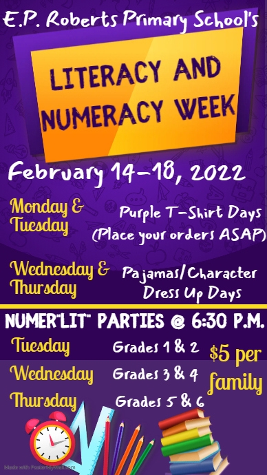Literacy and Numeracy Week 2022 | PosterMyWall