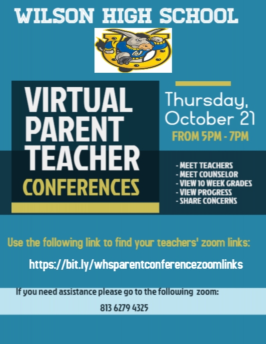 Copy of Copy of Parent Teacher Conferences Flyer | PosterMyWall