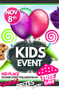 customizable design templates for kids party postermywall kids event flyers