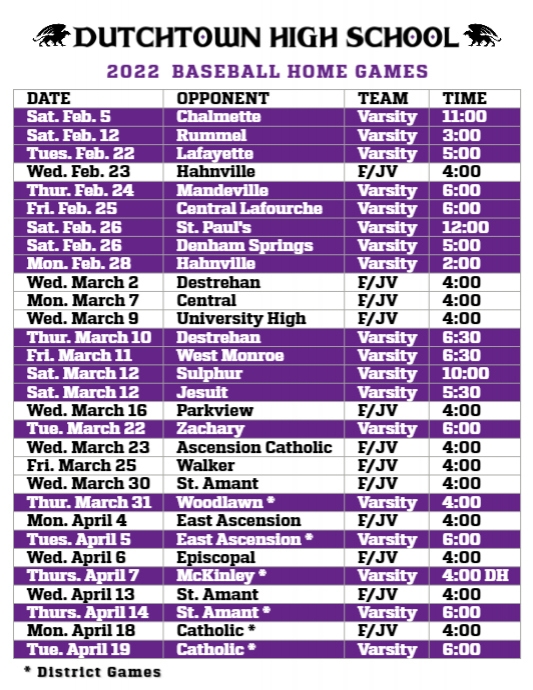 Copy of 2022 Home Game Schedule PosterMyWall