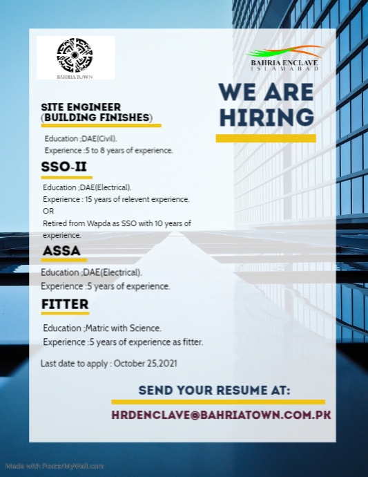 Copy of Copy of We are hiring jobs available flyer ad | PosterMyWall